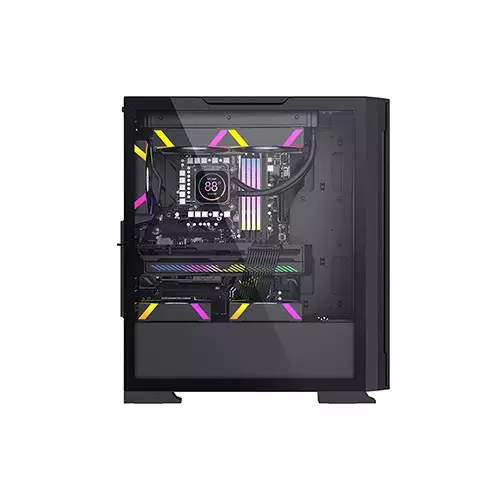 ARESZE KT02B E-ATX Mid-Tower Desktop Gaming Case-2