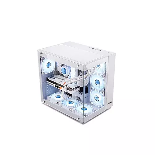 ARESZE GZ360W E-ATX Mid-Tower Desktop Gaming Case - 2