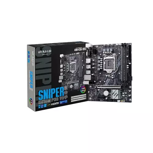 UNIKA UN-H510M PRO V6 SNIPER DDR4 10th/11th Gen Micro ATX Motherboard