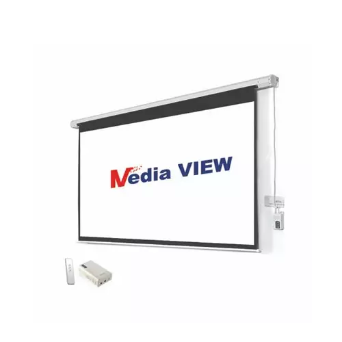 Mediaview Electric Remote Projector Screen 70″ X 70″