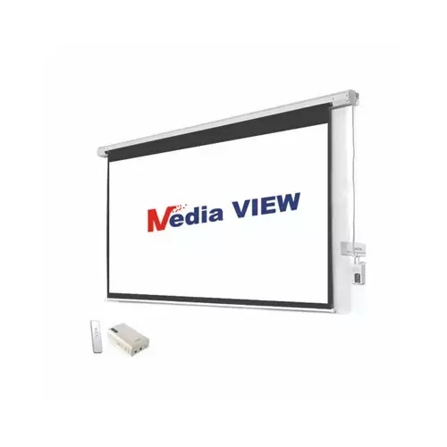 Mediaview Electric Remote Projector Screen 120″ X 120″