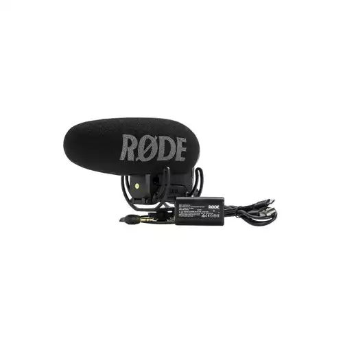RODE VIDEO MIC PRO RYCOTE COMPACT DIRECTIONAL CAMERA-MOUNT SHOTGUN MICROPHONE – BLACK
