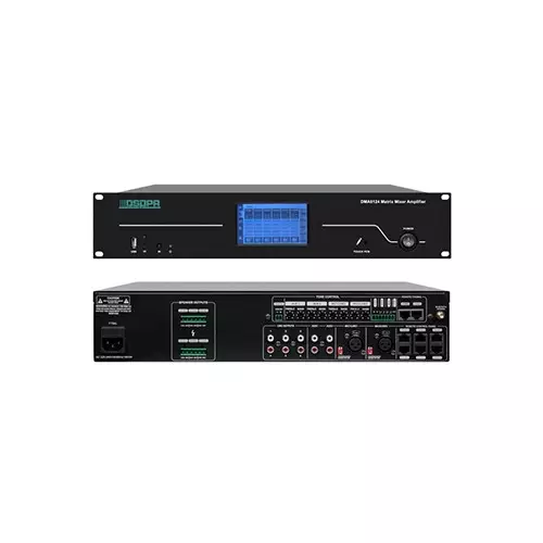 DSPPA DMA6124 240W 6 Channels Digital Audio Matrix Amplifier with Remote Control-1