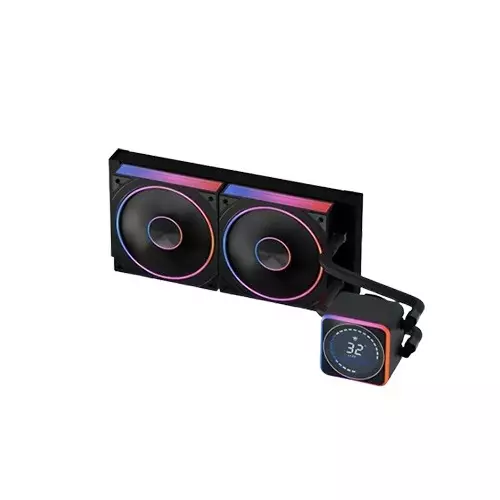 Jungle Leopard Astrobeat 240 Digital ARGB AlI in One Liquid Cooler (Black)