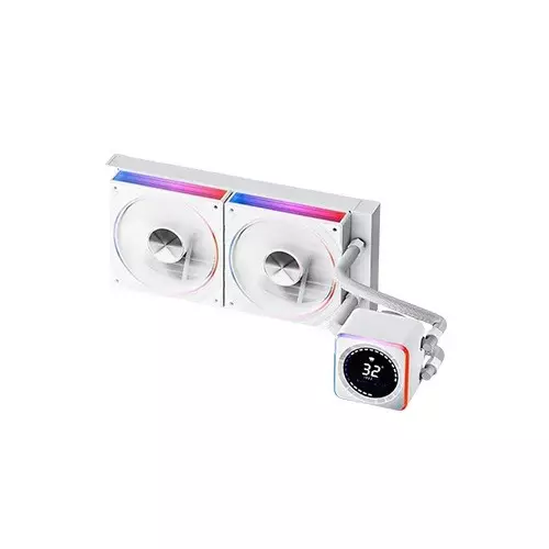 Jungle Leopard Astrobeat 240 Digital ARGB AlI in One Liquid Cooler (White)