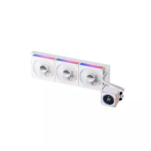 Jungle Leopard Astrobeat 360 Digital ARGB All In One Liquid CPU Cooler (White)