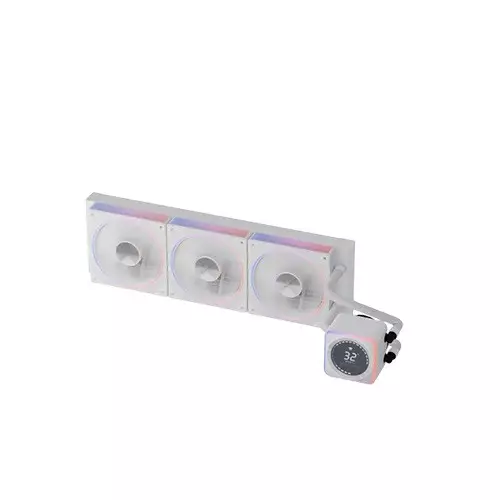 Jungle Leopard Astrobeat 360 Digital ARGB All In One Liquid CPU Cooler (White)-3