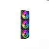 Jungle Leopard JM-V2 120mm Infinite Mirror Building block ARGB Casing Fan (Black)-2