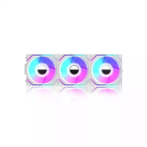 Jungle Leopard JM-V2 120mm Infinite Mirror Building block ARGB Casing Fan (White)