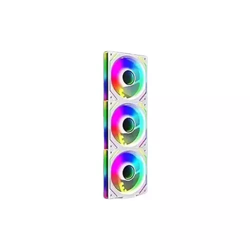 Jungle Leopard JM-V2 120mm Infinite Mirror Building block ARGB Casing Fan (White)-gallery-2