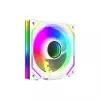 Jungle Leopard JM-V2 120mm Infinite Mirror Building block ARGB Casing Fan (White)-1