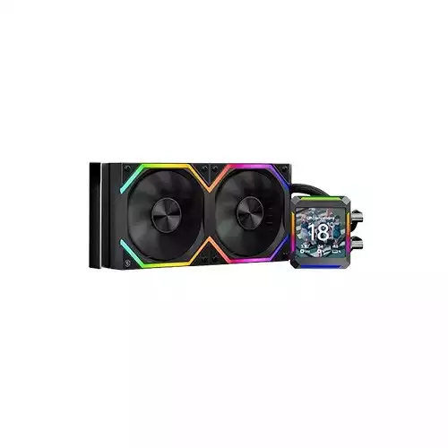 Jungle Leopard ASTROSHEL LCD 240 ARGB AlI In One Liquid CPU Cooler (Black)