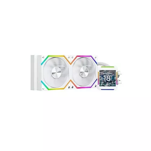 Jungle Leopard ASTROSHEL LCD 240 ARGB AlI In One Liquid CPU Cooler (White)