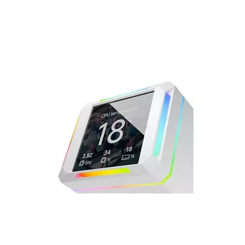 Jungle Leopard ASTROSHEL LCD 240 ARGB AlI In One Liquid CPU Cooler (White)-gallery-1