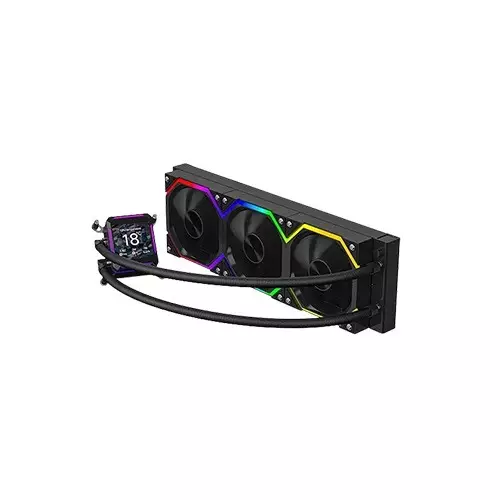 Jungle Leopard ASTROSHEL LCD 360 ARGB AlI In One Liquid CPU Cooler (Black)