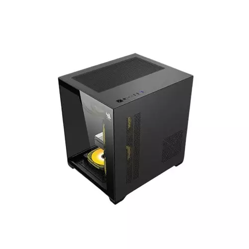 ARS LEGEND 171 V2 ARGB M-ATX Desktop Gaming Case (Black)-gallery-1