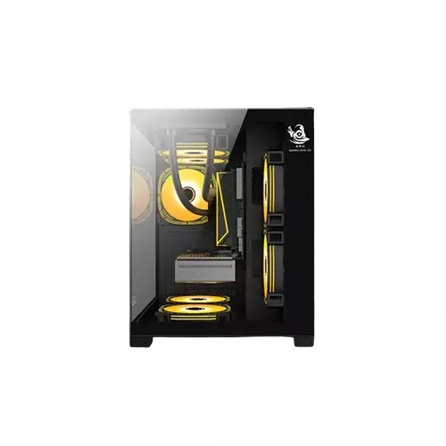ARS LEGEND 171 V2 ARGB M-ATX Desktop Gaming Case (Black)-2