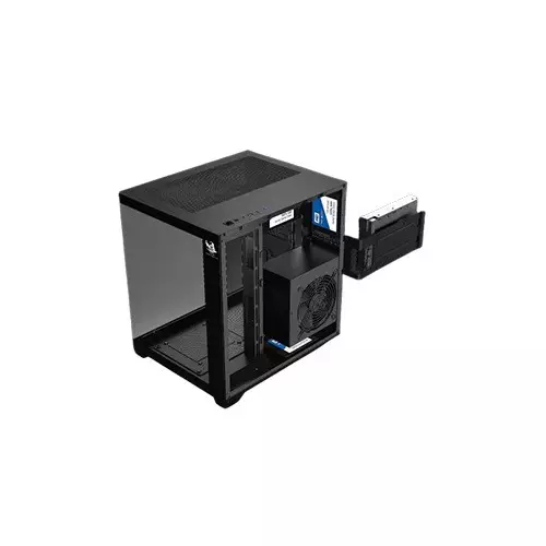 ARS LEGEND 171 V2 ARGB M-ATX Desktop Gaming Case (Black)-3