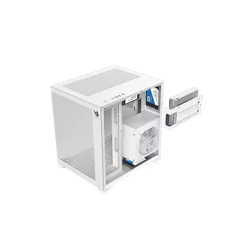 ARS LEGEND 171 V2 ARGB M-ATX Desktop Gaming Case (White)-3