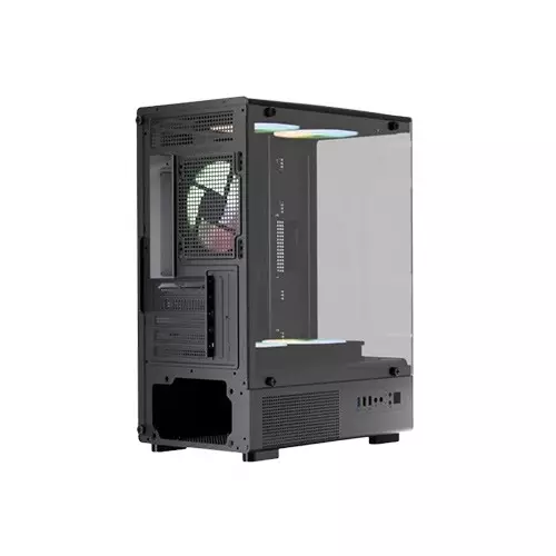 ARS Snow J-330-1 ARGB M-ATX Mid Tower Desktop Gaming Case (Black)-3