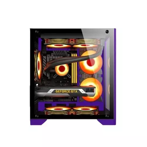 ARS Legend 171 ARGB Micro ATX Desktop Gaming Case (Black)