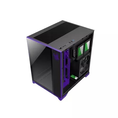 ARS Legend 171 ARGB Micro ATX Desktop Gaming Case (Black)-gallery-2