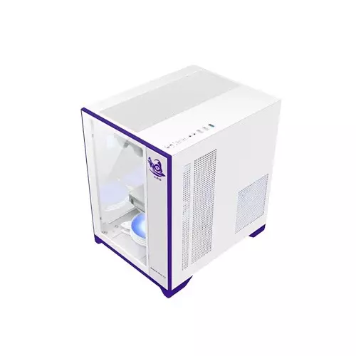ARS Legend 171 ARGB Micro ATX Desktop Gaming Case (White)-2