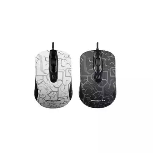 Newmen GX1-R WIRED Gaming Mouse (Black,White)