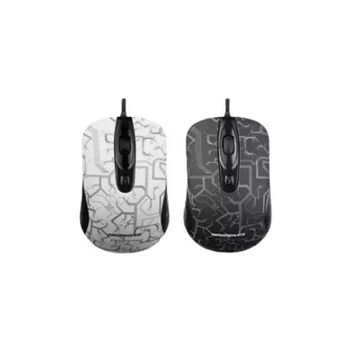 Newmen GX1-R WIRED Gaming Mouse (Black,White)