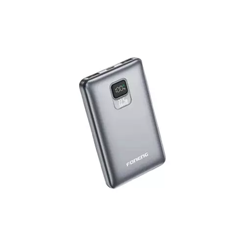 Foneng PX125 10000mAh 22.5W Fast Charging LCD Display Power Bank (Silver)