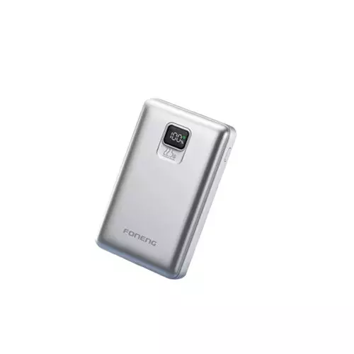 Foneng PX126 20000mAh 22.5W Fast Charging LCD Display Power Bank (Silver)-gallery-1