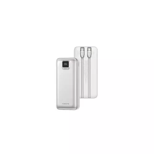 FONENG PX135 10000mAh Power Bank with 2 Built-in Cables