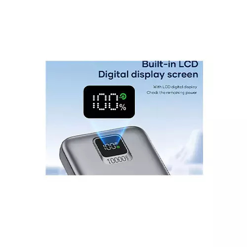 FONENG PX135 10000mAh Power Bank with 2 Built-in Cables-gallery-1