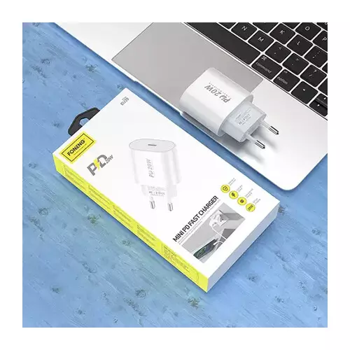 FONENG EU39 20W PD Charger Adapter with Type-C Cable-gallery-2