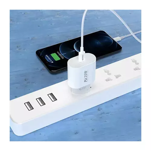 FONENG EU39 20W PD Charger Adapter with Type-C Cable-gallery-1