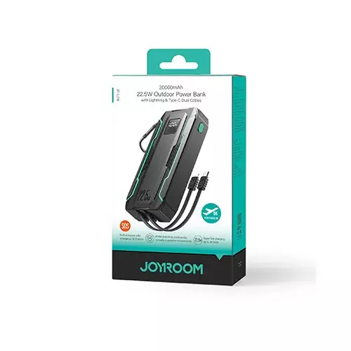 Joyroom JR-L017 10000mAh 22.5W SOS light Power Bank with Dual Cables-gallery-1