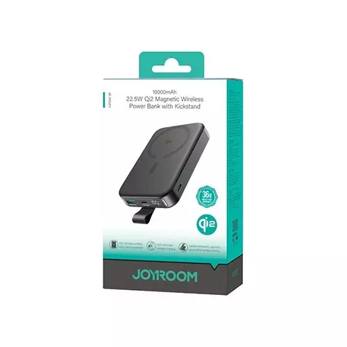 Joyroom JR-PBM11 10000mAh Qi2 Magnetic Wireless Power bank with Kickstand-gallery-3