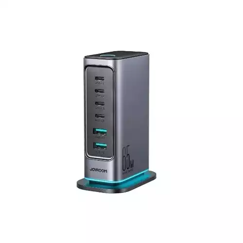 JOYROOM JR-TCM02 65W Gan Multi-port EU Plug Power Station