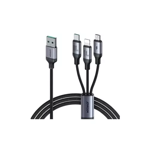 Joyroom A21 100W USB to 3-in-1 Fast Charging Cable