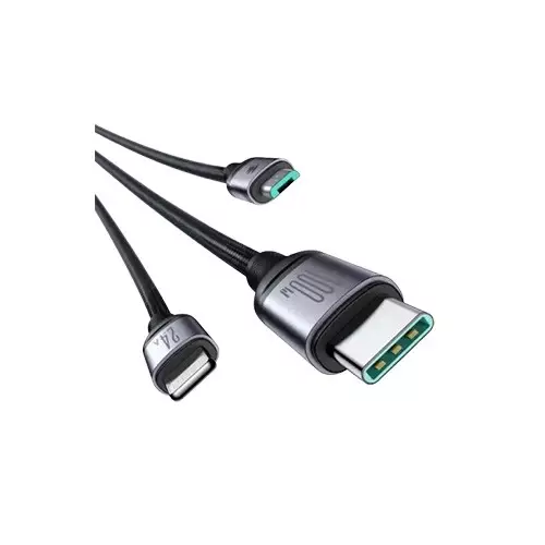 Joyroom A21 100W USB to 3-in-1 Fast Charging Cable - 1