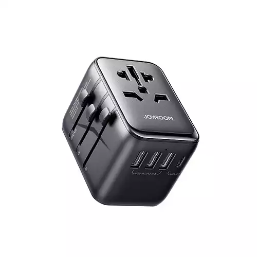 JOYROOM JR-TCW01 17W Universal Travel Adapter (Black)