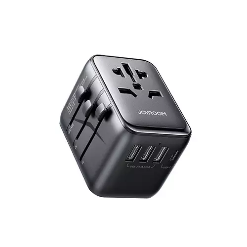 JOYROOM JR-TCW01 17W Universal Travel Adapter (Black)