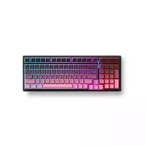MCHOSE G98 Pro Tri Mode Custom Mechanical Gaming Keyboard-Black Pink