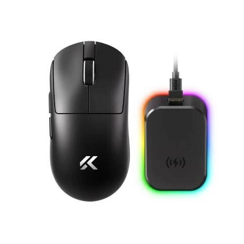 MCHOSE A7 V2 Pro Tri-Mode Black Wireless Gaming Mouse - 1