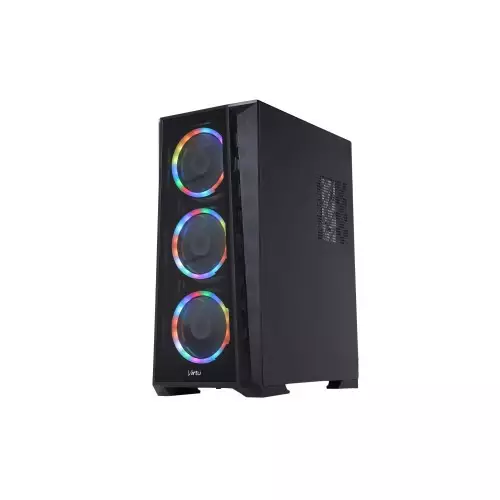 Virtu MI2W Glass ATX Tower Gaming Case (Black)-3