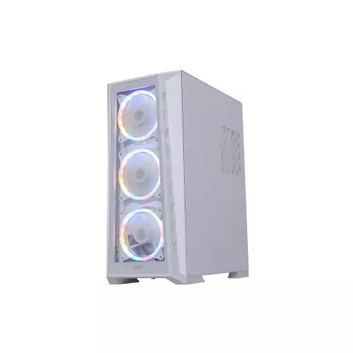 Virtu MI2W Glass ATX Tower Gaming Case (White)-2