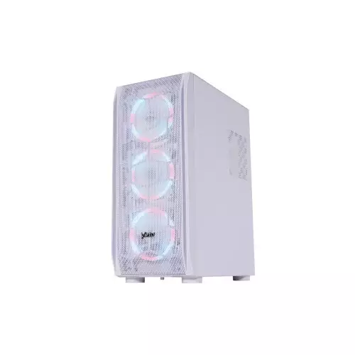 Virtu Y03 Mesh ATX Tower Gaming Case (White)-2