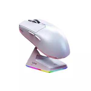 Lingbao M6 Tri-mode Gaming Mouse with Dock