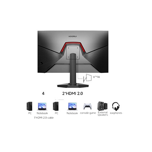 KOORUI G2511X 24-Inch 240Hz Fast IPS FHD Gaming Monitor - 1
