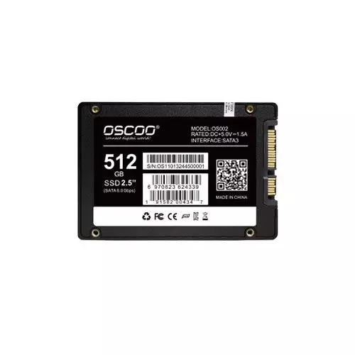OSCOO SSD-001-BK 512GB SATA SSD (Black)-2